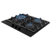 TEKA Encimera Gas Natural GBC 63110 KBN 3 Fuegos Crsital Negro