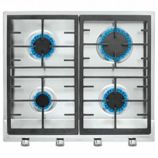 Placas de gas - TEKA Encimera Gas Butano  EX 60.1 4G AI AL CI 4 Fuegos Inox