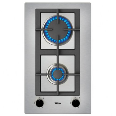 Placas de gas - TEKA Encimera Gas Butano EFX 30.1 2G AI AL CI  2 Fuegos Inox