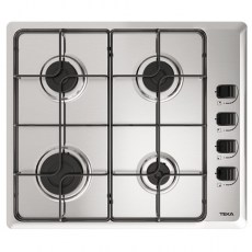 Placas de gas - TEKA Encimera Gas Butano HLX 640 KL 4 Fuegos Inox