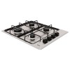 Placas de gas - TEKA Encimera Gas Butano HLX 640 KL 4 Fuegos Inox