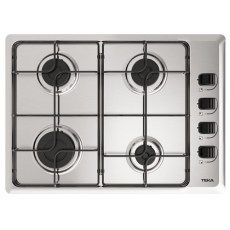 Placas de gas - TEKA Encimera Gas Butano HLX 540 KL 4 Fuegos Inox