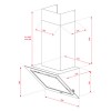 Campanas extractoras - TEKA Campana Inclinada DLV 98660 TOS 90cm Cristal Gris