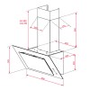 Campanas extractoras - TEKA Campana Inclinada DVT 68660 TBS 60cm Cristal Blanco