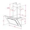 Campanas extractoras - TEKA Campana Inclinada DVT Pro 98660 TBS 90cm Cristal Blanco