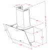 Campanas extractoras - TEKA Campana Inclinada DVN 67050 TTC WH 60 cm Cristal Blanco