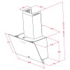 Campanas extractoras - TEKA Campana Inclinada DVN 97050 TTC WH 90 cm Cristal Blanco