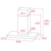 TEKA Campana DSF 96370 KCS IX 90 cm Inox