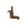 Bisagras Varias - Bisagra Cazoleta Ø26 mm H19 Estilo Provenzal sin Remate 1129 Cuero