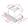 Campanas extractoras - TEKA Campana Integra 96750 POS 90cm Inox