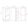 Frigoríficos - TEKA Frigorífico NFL 342 C 2 Puertas Blanco