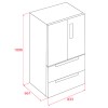 Frigoríficos - TEKA Frigorífico French Door RFD 77825 4 Puertas Inox