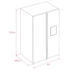 Frigoríficos - TEKA Frigorífico Americano RLF 74930 SS 2 Puertas Inox
