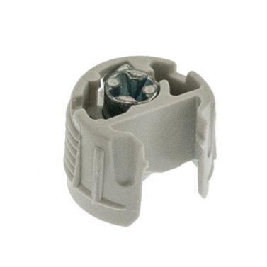 Herraje para mueble - Excéntrica Unión PK2 16mm Ø18mm Gris