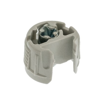 Herraje para mueble - Excéntrica Unión PK2 16mm Ø18mm Gris