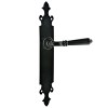 Manivelas de forja - Juego Manivelas con Placa 11457 275x43 mm Negro