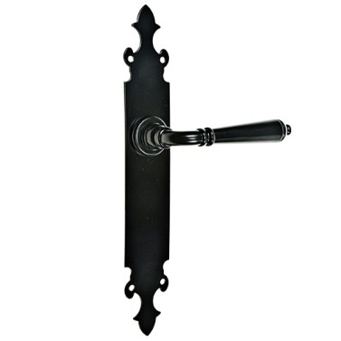 Manivelas de forja - Juego Manivelas con Placa 11457 275x43 mm Negro