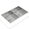 Fregaderos - TEKA Fregadero Pureline Flex Linea RS15 2C 740 Inox