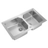 Fregaderos - TEKA Fregadero Brooklyn 90 M-XP 2C Reversible Inox