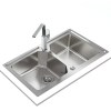 Fregaderos - TEKA Fregadero Brooklyn 90 M-XP 2C Reversible Inox