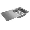 Fregaderos - TEKA Fregadero Universe 50 T-XP 1C 1E Plus Izquierda Inox