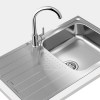Fregaderos - TEKA Fregadero Universe 50 T-XP 1C 1E Plus Izquierda Inox