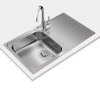Fregaderos - TEKA Fregadero Universe 50 T-XP 1C 1E Plus Derecha Inox