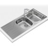 Fregaderos - TEKA Fregadero Universe 80 T-XP 2C 1E Inox