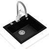 Fregaderos - TEKA Fregadero FORSQUARE 50.40 TG Negro
