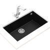 TEKA Fregadero Tegranite+ Square 72.40 TG Negro