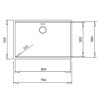Fregaderos - TEKA Fregadero Tegranite+ Radea R10 70.40 M-TG Negro