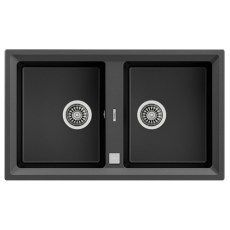Fregaderos - TEKA Fregadero Stone 90B-TG 2C Negro