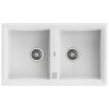 Fregaderos - TEKA Fregadero Stone 90 B-TG 2C Blanco