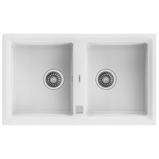 Fregaderos - TEKA Fregadero Stone 90 B-TG 2C Blanco