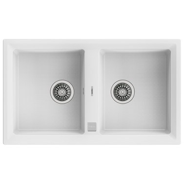 Fregaderos - TEKA Fregadero Stone 90 B-TG 2C Blanco