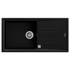 Fregaderos - TEKA Fregadero Stone 60 L-TG 1C 1E Reversible Negro