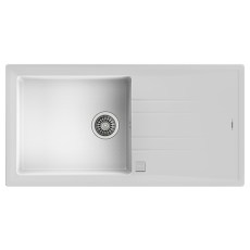 Fregaderos - TEKA Fregadero Stone 60 L-TG 1C 1E Reversible Blanco