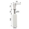 Accesorios y complementos - TEKA Dispensador de Jabón Cuadrado Inox