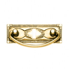 Asas y anillas mueble - Asa Cómoda con Placa M1160000 OLU 96x42 mm con Bocallave