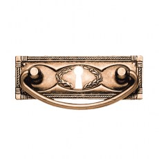Asas y anillas mueble - Asa Cómoda con Placa M1160000 VP 96x42 mm con Bocallave