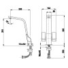 TEKA Grifo cocina Bimando ICT 915 Cromo