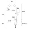 TEKA Grifo Cocina Caño Alto OVAL 915 Cromo
