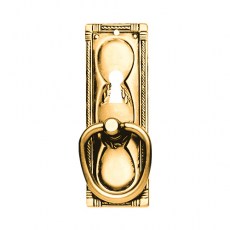 Asas y anillas mueble - Anilla con Placa M1161000 OLU 96x35 mm con Bocallave