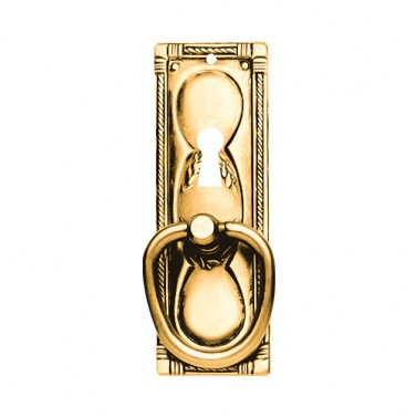 Asas y anillas mueble - Anilla con Placa M1161000 OLU 96x35 mm con Bocallave