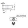 Herraje para mueble - Cazoleta Maori 16 mm Gris