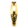 Asas y anillas mueble - Tirador con Placa M1173000 OLU 82x25 mm con Bocallave