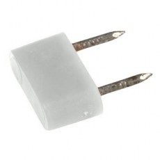 Soportes para baldas - Tope Dos Puntas Grande A100 Blanco