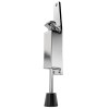 Retenedor Puertas de Pie Mod.11 165x30 mm Cromo Mate