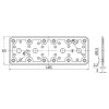Placa Unión para Vigas y Pérgolas Mod. 501 Bicromatado