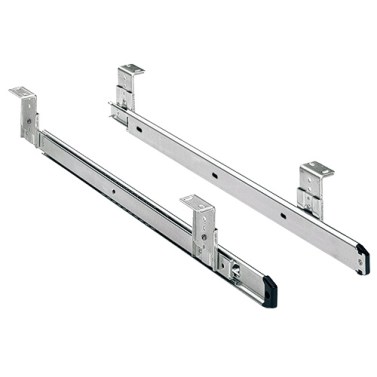 Guías para cajón - Juego Guías Portateclado H35 400 mm Zincado